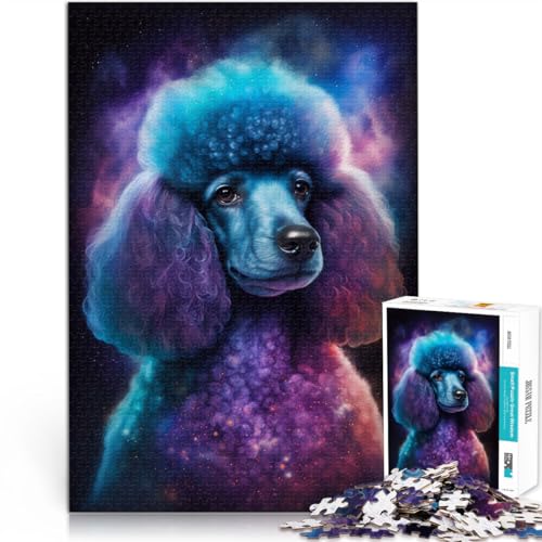 Puzzle für Erwachsene 1000 Teile Galaxy Poodle Lernspiele für Zuhause DIY-Spielzeug ganze Familie 26x38cm von BBVNFLIR