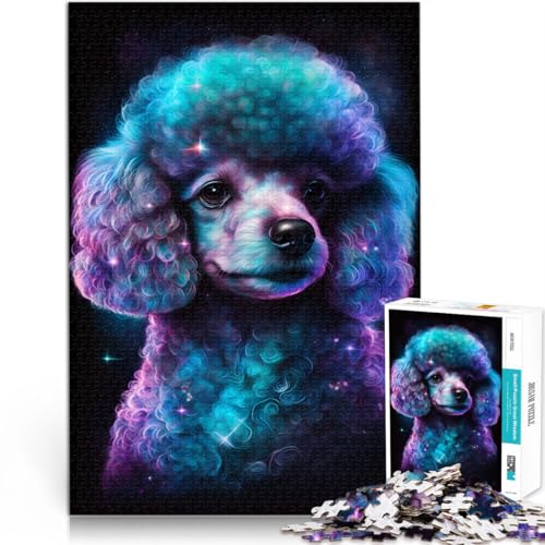 Puzzle für Erwachsene 1000 Teile Galaxy Pudel Lernspielzeug anspruchsvolles Spiel und Familienspiel geeignet für Jugendliche ab 14 Jahren 26x38cm von BBVNFLIR