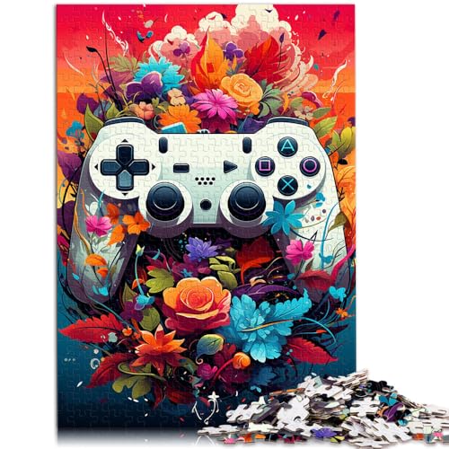 Puzzle für Erwachsene 1000 Teile Gamecontroller Heimdekoration Puzzle Spielzeug ganze Familie 26x38cm von BBVNFLIR