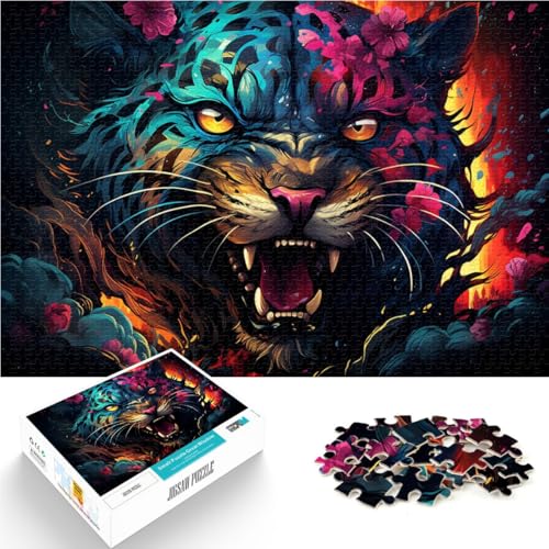 Puzzle für Erwachsene 1000 Teile Geparden-Tierspielzeug Denkspiel mit passendem Poster und Quizblatt für Jugendliche ab 14 Jahren 26x38cm Puzzle für Erwachsene 1000 Teile Geparden-Tierspielzeug Denkspiel mit passendem Poster und Quizblatt für Jugendliche ab 14 Jahren 26x38cm von BBVNFLIR