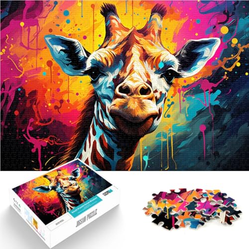 Puzzle für Erwachsene 1000 Teile Giraffen-Spielzeug Lernspiele Stressabbau zur Heimdekoration für Teenager ab 14 Jahren 26x38cm Puzzle für Erwachsene 1000 Teile Giraffen-Spielzeug Lernspiele Stressabbau zur Heimdekoration für Teenager ab 14 Jahren 26x38cm von BBVNFLIR