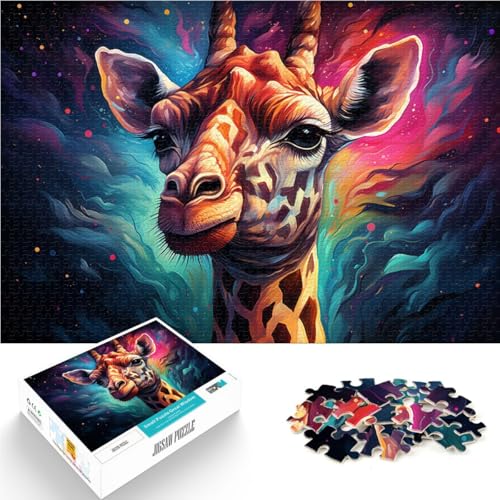 Puzzle für Erwachsene 1000 Teile Giraffenmalerei Spiele Spielzeug Geschenk Lernspiel zum Geburtstag Weihnachten für Teenager ab 14 Jahren 26x38cm Puzzle für Erwachsene 1000 Teile Giraffenmalerei Spiele Spielzeug Geschenk Lernspiel zum Geburtstag Weihnachten für Teenager ab 14 Jahren 26x38cm von BBVNFLIR