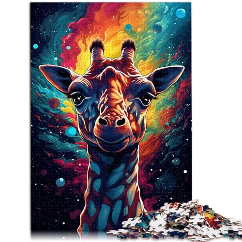 Puzzle für Erwachsene 1000 Teile Giraffenspiel Spielzeug für die Familie Geschenk Lernspiel zum Geburtstag Weihnachten für 14-Jährige 26x38cm von BBVNFLIR