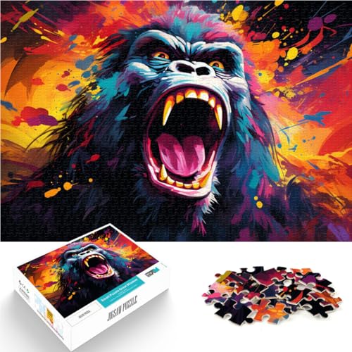 Puzzle für Erwachsene 1000 Teile Gorilla-Quizspiel jedes Teil ist einzigartig – anspruchsvolles Familienspiel für Teenager ab 14 Jahren 26x38cm Puzzle für Erwachsene 1000 Teile Gorilla-Quizspiel jedes Teil ist einzigartig – anspruchsvolles Familienspiel für Teenager ab 14 Jahren 26x38cm von BBVNFLIR