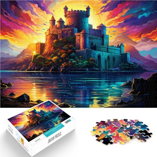 Puzzle für Erwachsene 1000 Teile Hafen von Dubrovnik anspruchsvolles Spiel Geburtstagsgeschenk für Teenager ab 14 Jahren 50x75cm von BBVNFLIR