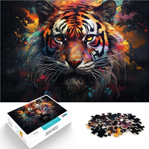 Puzzle für Erwachsene 1000 Teile Herbsttiger Lernspielzeug Familienspiele Geburtstagsgeschenke für Teenager ab 14 Jahren 50x75cm Puzzle für Erwachsene 1000 Teile Herbsttiger Lernspielzeug Familienspiele Geburtstagsgeschenke für Teenager ab 14 Jahren 50x75cm von BBVNFLIR