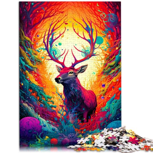 Puzzle für Erwachsene 1000 Teile Hirschspielzeug Denkspiel jedes Teil ist einzigartig – anspruchsvolles Familienspiel für Teenager ab 14 Jahren 26x38cm Puzzle für Erwachsene 1000 Teile Hirschspielzeug Denkspiel jedes Teil ist einzigartig – anspruchsvolles Familienspiel für Teenager ab 14 Jahren 26x38cm von BBVNFLIR