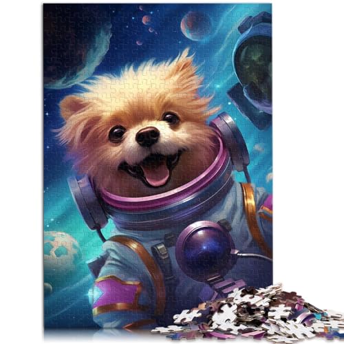 Puzzle für Erwachsene 1000 Teile Hunde-Weltraum-Spiel Spielzeug für die Familie Geschenk Wanddekoration einzigartige Geburtstags 26x38cm von BBVNFLIR