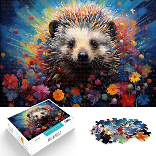 Puzzle für Erwachsene 1000 Teile Igel-Kunstspielzeug Denkspiel Stressabbau schwierige Herausforderung für Teenager ab 14 Jahren 26x38cm Puzzle für Erwachsene 1000 Teile Igel-Kunstspielzeug Denkspiel Stressabbau schwierige Herausforderung für Teenager ab 14 Jahren 26x38cm von BBVNFLIR