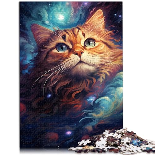 Puzzle für Erwachsene 1000 Teile Katzenspiel Spielzeug für die ganze Familie Geschenk für 14-Jährige 26x38cm von BBVNFLIR