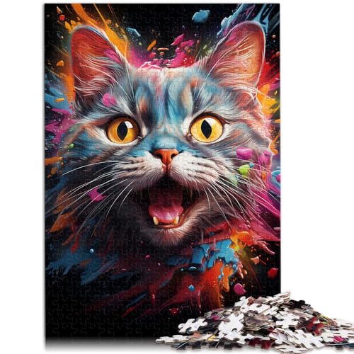 Puzzle für Erwachsene 1000 Teile Katzenspielzeug Denkspiel Spaß bei Aktivitäten zu Hause Geburtstagsgeschenk Reisegeschenk für Teenager ab 14 Jahren 26x38cm Puzzle für Erwachsene 1000 Teile Katzenspielzeug Denkspiel Spaß bei Aktivitäten zu Hause Geburtstagsgeschenk Reisegeschenk für Teenager ab 14 Jahren 26x38cm von BBVNFLIR
