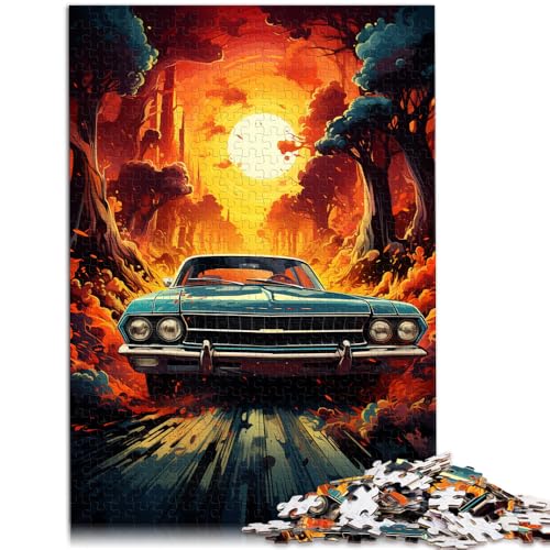 Puzzle für Erwachsene 1000 Teile Klassische Autos Spielzeug Denkspiel Lernspiel für Geburtstag Weihnachten für Teenager ab 14 Jahren 26x38cm Puzzle für Erwachsene 1000 Teile Klassische Autos Spielzeug Denkspiel Lernspiel für Geburtstag Weihnachten für Teenager ab 14 Jahren 26x38cm von BBVNFLIR