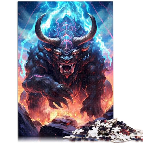 Puzzle für Erwachsene 1000 Teile König Monster Bull Denksport-Puzzle Familienspiel Stressabbau Schwierige Herausforderung 50x75cm Puzzle für Erwachsene 1000 Teile König Monster Bull Denksport-Puzzle Familienspiel Stressabbau Schwierige Herausforderung 50x75cm von BBVNFLIR