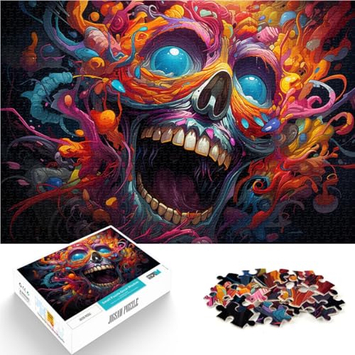 Puzzle für Erwachsene 1000 Teile Kunst-Denkspiel mit passendem Poster und Quizblatt für Teenager ab 14 Jahren 50x75cm von BBVNFLIR