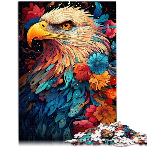 Puzzle für Erwachsene 1000 Teile Kunstadler anspruchsvolles Spielspielzeug mit passendem Poster und Quizblatt für Teenager ab 14 Jahren 50x75cm von BBVNFLIR