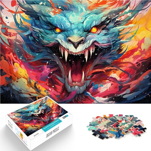Puzzle für Erwachsene 1000 Teile Kunstdrache Heimlernspiele DIY-Spielzeug ganze Familie 50x75cm Puzzle für Erwachsene 1000 Teile Kunstdrache Heimlernspiele DIY-Spielzeug ganze Familie 50x75cm von BBVNFLIR