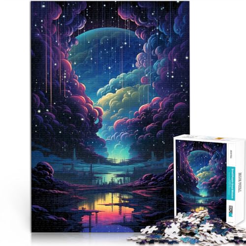 Puzzle für Erwachsene 1000 Teile Kunstlandschaften Lernspielzeug Familienspiele Geburtstagsgeschenk für Teenager ab 14 Jahren 26x38cm von BBVNFLIR