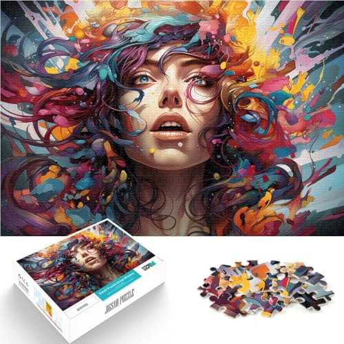 Puzzle für Erwachsene 1000 Teile Kunstlernspielzeug Lernspiel für Geburtstag Weihnachten für Teenager ab 14 Jahren 26x38cm von BBVNFLIR