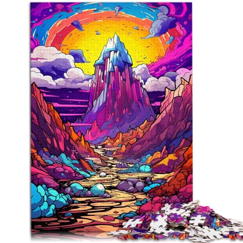 Puzzle für Erwachsene 1000 Teile Landschaft anspruchsvolles Spiel Geschenke ganze Familie 26x38cm von BBVNFLIR