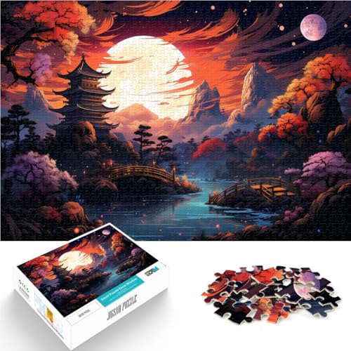 Puzzle für Erwachsene 1000 Teile Landschafts-Lernpuzzle EIN Kunstwerk geeignet für Teenager ab 14 Jahren 50x75cm von BBVNFLIR