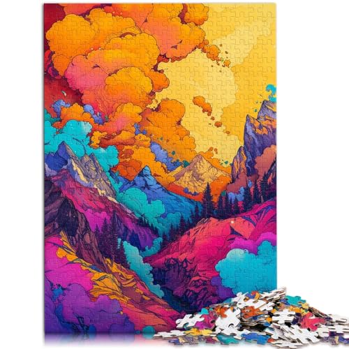 Puzzle für Erwachsene 1000 Teile Landschaftskunst Lernpuzzle Geburtstagsgeschenke für Teenager ab 14 Jahren 50x75cm von BBVNFLIR