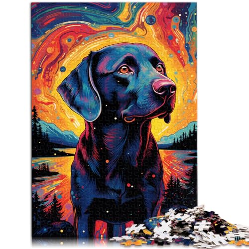 Puzzle für Erwachsene 1000 Teile Leuchtend buntes Labrador-Spielzeug Denkspiel tolles Teenager ab 14 Jahren 26x38cm Puzzle für Erwachsene 1000 Teile Leuchtend buntes Labrador-Spielzeug Denkspiel tolles Teenager ab 14 Jahren 26x38cm von BBVNFLIR