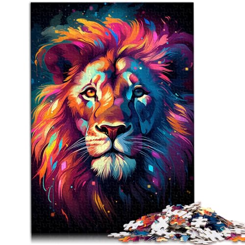 Puzzle für Erwachsene 1000 Teile Löwenspiel Spielzeug Wanddekoration Einzigartige Geburtstags 26x38cm von BBVNFLIR