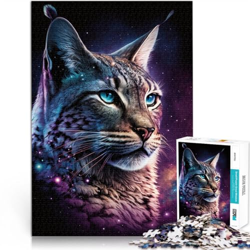 Puzzle für Erwachsene 1000 Teile Luchs Tiergalaxie Lernspielzeug Wanddekoration Einzigartige Geburtstags 50x75cm Puzzle für Erwachsene 1000 Teile Luchs Tiergalaxie Lernspielzeug Wanddekoration Einzigartige Geburtstags 50x75cm von BBVNFLIR