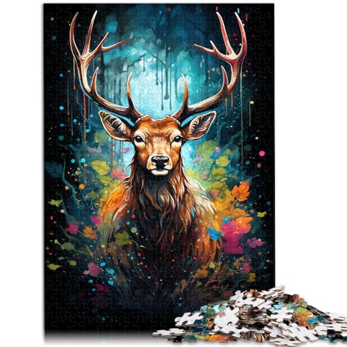 Puzzle für Erwachsene 1000 Teile Magisches Hirsch-Quizspiel Helfen Sie dem Gehirn süchtig machende Spielzeuge zu trainieren um Geduld zu fördern 26x38cm Puzzle für Erwachsene 1000 Teile Magisches Hirsch-Quizspiel Helfen Sie dem Gehirn süchtig machende Spielzeuge zu trainieren um Geduld zu fördern 26x38cm von BBVNFLIR
