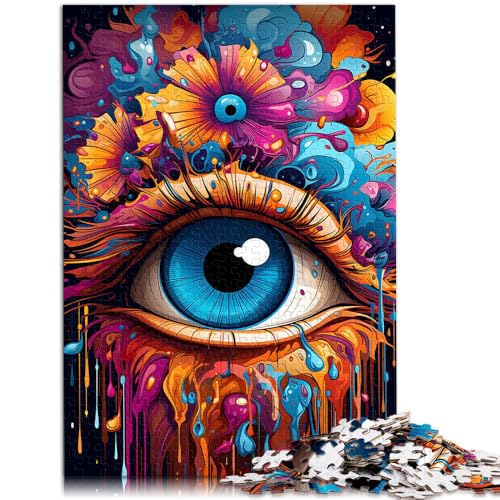 Puzzle für Erwachsene 1000 Teile Malen Farbe Augen Lernen pädagogisches Spielzeug Kunstwerk Geschenk für Teenager ab 14 Jahren 50x75cm Puzzle für Erwachsene 1000 Teile Malen Farbe Augen Lernen pädagogisches Spielzeug Kunstwerk Geschenk für Teenager ab 14 Jahren 50x75cm von BBVNFLIR