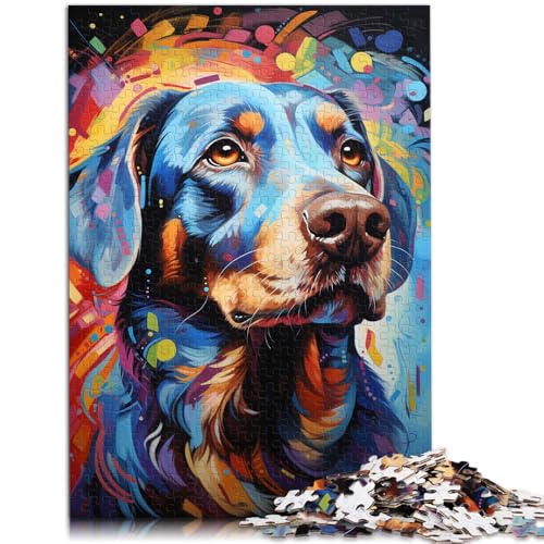 Puzzle für Erwachsene 1000 Teile Malen Farbe Hund Heimdekoration Puzzle Geburtstagsgeschenk für Teenager ab 14 Jahren 50x75cm Puzzle für Erwachsene 1000 Teile Malen Farbe Hund Heimdekoration Puzzle Geburtstagsgeschenk für Teenager ab 14 Jahren 50x75cm von BBVNFLIR