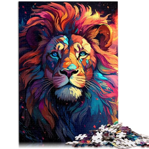Puzzle für Erwachsene 1000 Teile Malen Farbe Löwe Puzzle für Lernspiel Herausforderung Spielzeug Geburtstagsgeschenke 26x38cm Puzzle für Erwachsene 1000 Teile Malen Farbe Löwe Puzzle für Lernspiel Herausforderung Spielzeug Geburtstagsgeschenke 26x38cm von BBVNFLIR