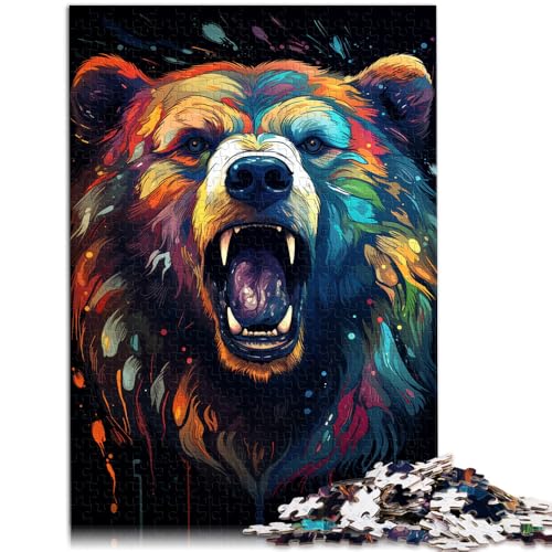 Puzzle für Erwachsene 1000 Teile Malen Farbe Sternenhimmel Bär Anspruchsvolles Spiel Puzzles EIN Kunstwerk für Teenager ab 14 Jahren 26x38cm Puzzle für Erwachsene 1000 Teile Malen Farbe Sternenhimmel Bär Anspruchsvolles Spiel Puzzles EIN Kunstwerk für Teenager ab 14 Jahren 26x38cm von BBVNFLIR