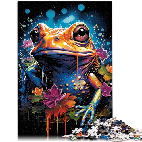 Puzzle für Erwachsene 1000 Teile Malen Farbfrosch Puzzle-Geschenke ganze Familie für Teenager ab 14 Jahren 26x38cm Puzzle für Erwachsene 1000 Teile Malen Farbfrosch Puzzle-Geschenke ganze Familie für Teenager ab 14 Jahren 26x38cm von BBVNFLIR