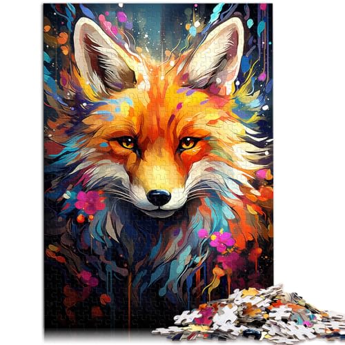 Puzzle für Erwachsene 1000 Teile Malen Farbfuchs Lernspielzeug Kunstwerk Geschenk für Teenager ab 14 Jahren 26x38cm Puzzle für Erwachsene 1000 Teile Malen Farbfuchs Lernspielzeug Kunstwerk Geschenk für Teenager ab 14 Jahren 26x38cm von BBVNFLIR