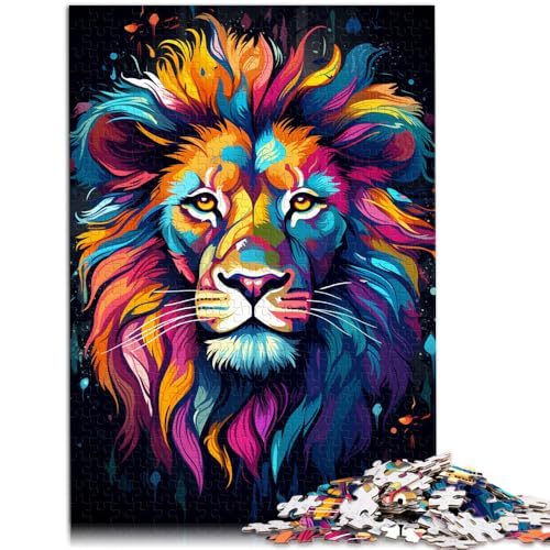 Puzzle für Erwachsene 1000 Teile Malen Farbiger Löwe Heimdekoration Puzzle-Spielzeug für die Heimdekoration für Teenager ab 14 Jahren 50x75cm Puzzle für Erwachsene 1000 Teile Malen Farbiger Löwe Heimdekoration Puzzle-Spielzeug für die Heimdekoration für Teenager ab 14 Jahren 50x75cm von BBVNFLIR