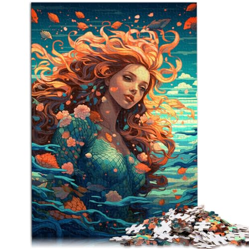 Puzzle für Erwachsene 1000 Teile Meeresgott Lernspielzeug Familienspiele Stressabbau für Teenager ab 14 Jahren 50x75cm von BBVNFLIR