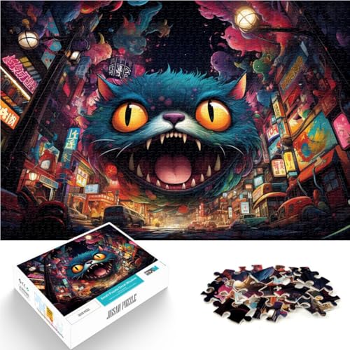 Puzzle für Erwachsene 1000 Teile Monster-Fantasiestadt Lernspielzeug Familienspiele Kunstwerk Geschenk für Teenager ab 14 Jahren 50x75cm Puzzle für Erwachsene 1000 Teile Monster-Fantasiestadt Lernspielzeug Familienspiele Kunstwerk Geschenk für Teenager ab 14 Jahren 50x75cm von BBVNFLIR