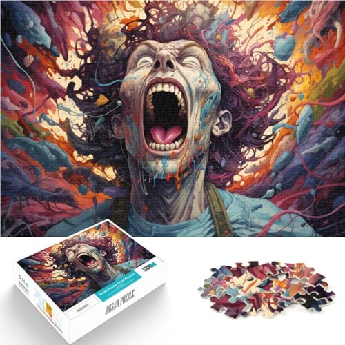 Puzzle für Erwachsene 1000 Teile Mutanten das Puzzle Helfen Sie dem Gehirn süchtig machende Spielzeuge zu trainieren um Geduld zu fördern 26x38cm von BBVNFLIR