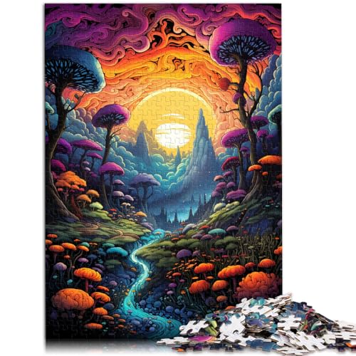 Puzzle für Erwachsene 1000 Teile Naturlandschaft Spielzeug Lernspiele Stressabbau EIN Kunstwerk für Teenager ab 14 Jahren 26x38cm von BBVNFLIR