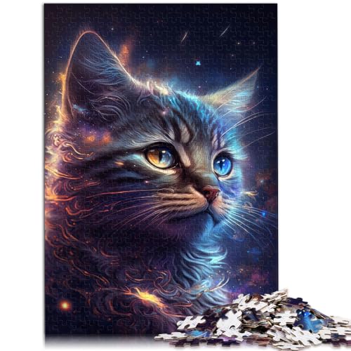 Puzzle für Erwachsene 1000 Teile Nebelkätzchen Lernspielzeug Familienspiele tolles Geschenk geeignet für Teenager ab 14 Jahren 50x75cm von BBVNFLIR