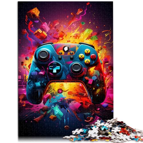 Puzzle für Erwachsene 1000 Teile Neongriffe Heimdekoration Puzzle-Spielzeug Herausforderung der Gehirnintelligenz süchtig machendes Spielzeug 26x38cm von BBVNFLIR