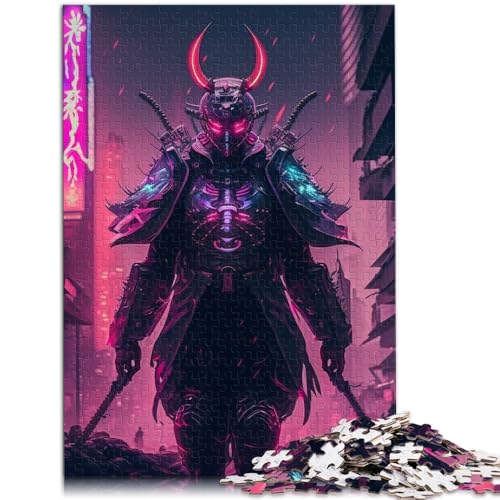 Puzzle für Erwachsene 1000 Teile Neonkrieger Heimdekoration Puzzle zum Stressabbau für Teenager ab 14 Jahren 50x75cm von BBVNFLIR