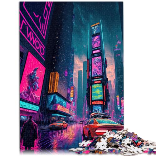 Puzzle für Erwachsene 1000 Teile Neonlandschaft Spiele Spielzeug Geschenk Lernspiel zum Geburtstag Weihnachten für Teenager ab 14 Jahren 50x75cm von BBVNFLIR