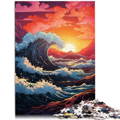 Puzzle für Erwachsene 1000 Teile Ozean-Spiele Spielzeug Geschenk Helfen Sie dem Gehirn süchtig machende Spielzeuge zu trainieren um Geduld zu fördern 26x38cm von BBVNFLIR
