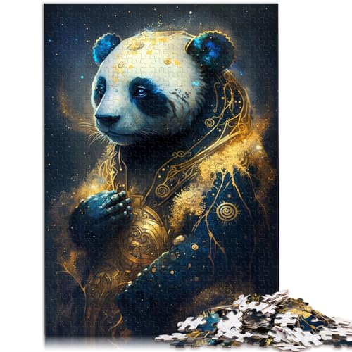 Puzzle für Erwachsene 1000 Teile Panda-Lernspielzeug Familienspiele Staycation Zeitvertreib für Teenager ab 14 Jahren 50x75cm von BBVNFLIR