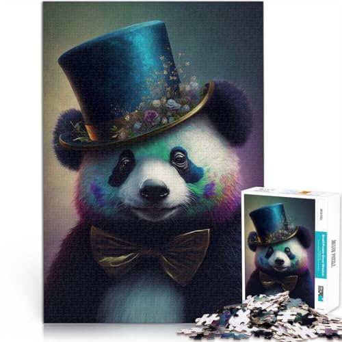 Puzzle für Erwachsene 1000 Teile Panda und Hut Quizspiel lustige Aktivitäten zu Hause Geburtstagsgeschenk Reisegeschenk für Teenager ab 14 Jahren 26x38cm Puzzle für Erwachsene 1000 Teile Panda und Hut Quizspiel lustige Aktivitäten zu Hause Geburtstagsgeschenk Reisegeschenk für Teenager ab 14 Jahren 26x38cm von BBVNFLIR