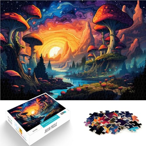 Puzzle für Erwachsene 1000 Teile Pilze Lernspielzeug Familienspiele Geburtstagsgeschenke für Teenager ab 14 Jahren 26x38cm Puzzle für Erwachsene 1000 Teile Pilze Lernspielzeug Familienspiele Geburtstagsgeschenke für Teenager ab 14 Jahren 26x38cm von BBVNFLIR