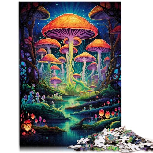 Puzzle für Erwachsene 1000 Teile Pilzwald Puzzle für Lernspiel Herausforderung Spielzeug Analyse und Logik 50x75cm von BBVNFLIR