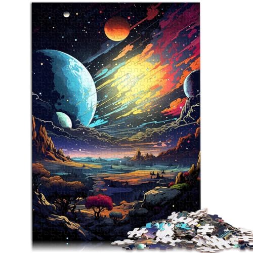 Puzzle für Erwachsene 1000 Teile Planeten Farblandschaft Lernspielzeug verbessert das Gedächtnis für Teenager ab 14 Jahren 26x38cm Puzzle für Erwachsene 1000 Teile Planeten Farblandschaft Lernspielzeug verbessert das Gedächtnis für Teenager ab 14 Jahren 26x38cm von BBVNFLIR